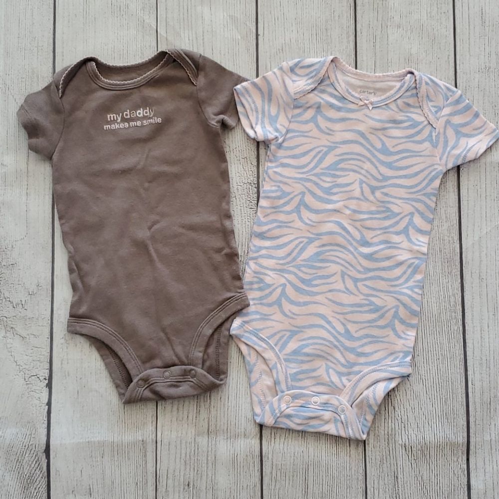 6m Carter's onsies 